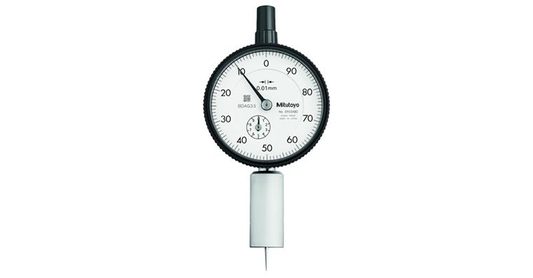 Tiefenmessbrücke mit Messuhr 0-10 mm, Auflösung 0,01 mm, Ø 16 mm