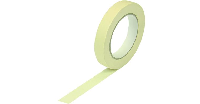 Flat crepe adhesive tape chamois 19 mm x 50 m