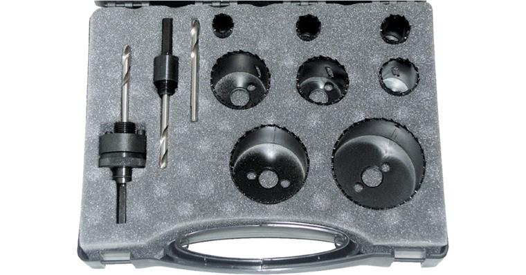 ATORN Lochsägen-Satz HSS Bi-Metall 11-teilig 16 - 67 mm Durchmesser