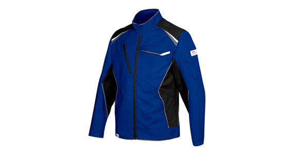 Jacket IconiQ cotton cornflower blue/black size XL