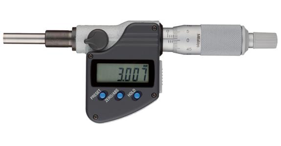 Digital-Einbaumessschraube 0-25mm mit 10mm Einspannschaft 