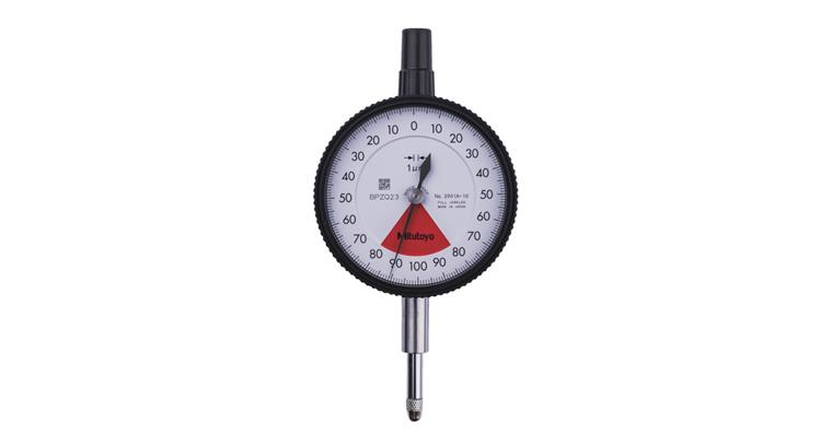 1001358728 Dial gauge metric 0.16 mm, 0.001 mm, with flat end cover