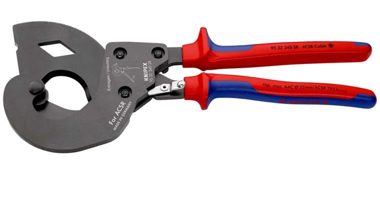 KNIPEX ACSR open wire cutter 340 mm