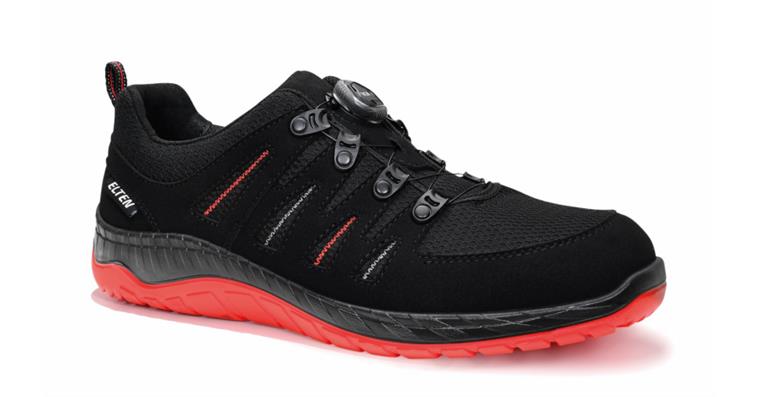 1001908766 Sicherheits-Halbschuh Maddox BOA® black-red Low ESD S3S Gr.38