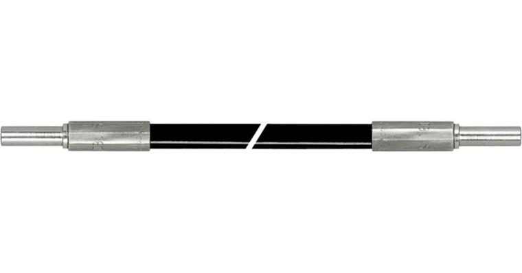 ATORN high-pressure hose for zero point clamping systems, length 2 m