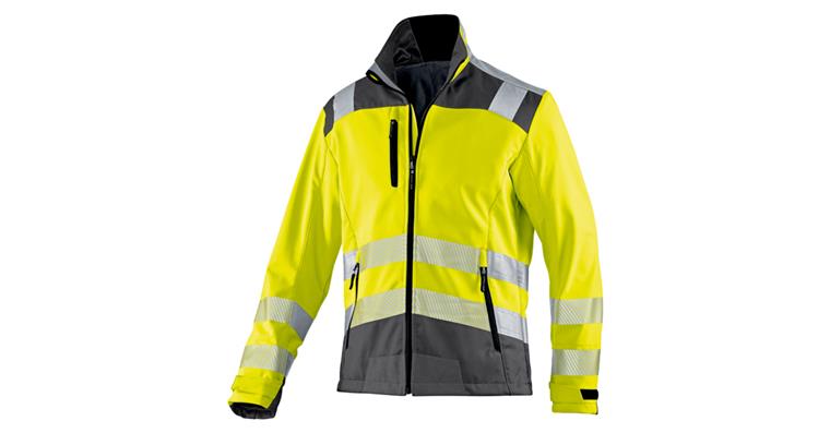 Softshell-Jacke Reflectiq warngelb/anthrazit Gr. 3XL