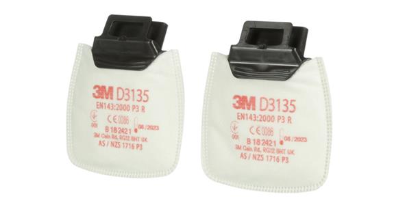 Secure Click™ particulate filter P3, pack = 1 pair