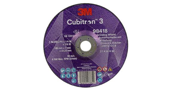 Schruppscheibe 3M™ Cubitron™ 3 36+ 180mm x 7mm