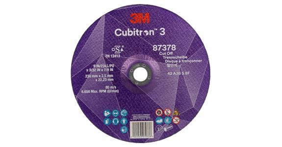 Trennscheibe 3M™ Cubitron™ 3 36+ 230mm x 3mm