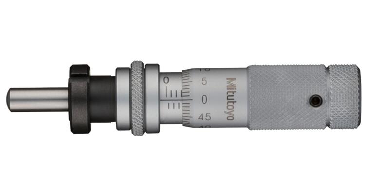 Einbaumessschraube 0-13mm Nulleinstellung sphärisch mit Klemmmutter