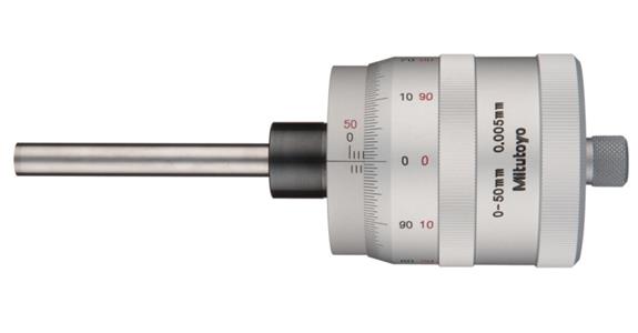 Built-in micrometer with non-turning spindle MR 0-50-0 mm pitch 1 mm/r