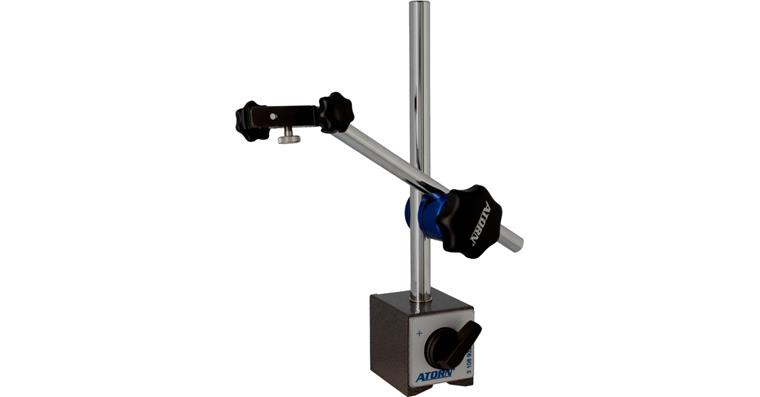 ATORN magnetic measuring stand with rigid column and fine adjustment