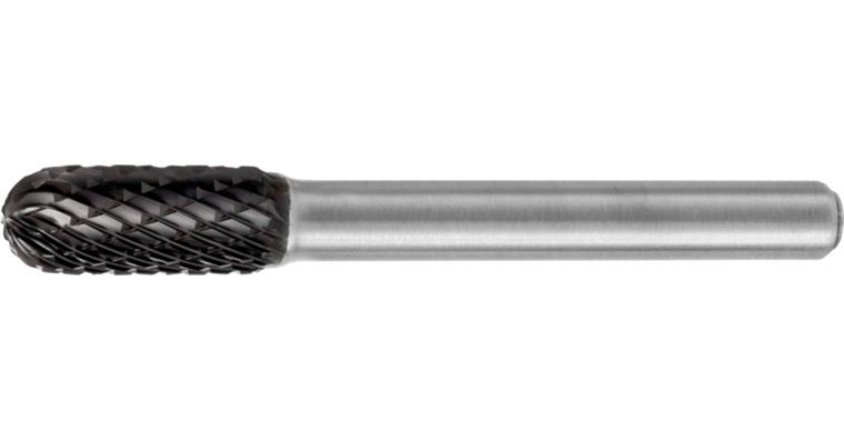 ATORN Hartmetall-Frässtift 6 mm WRC 1225.06 TIALN HM Zahnung TITANIUM