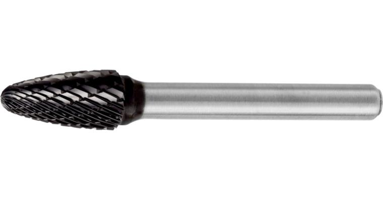 ATORN carbide bur, 6 mm, RBF 1225.06 TiAlN TC cut TITANIUM