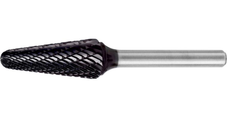 ATORN carbide bur, 6 mm, KEL 1232.06 TiAlN TC cut TITANIUM