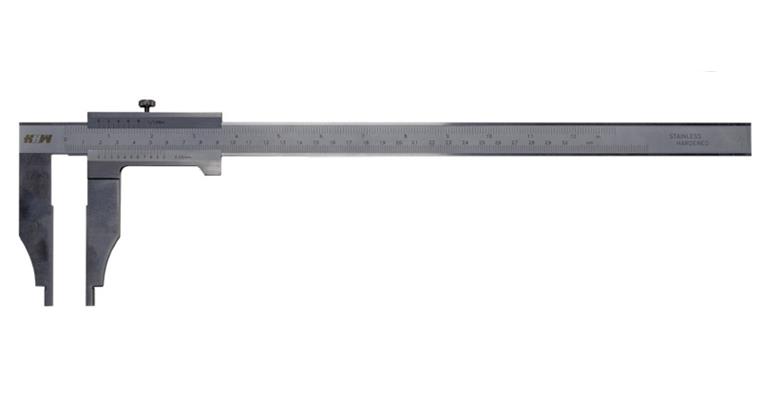 LIZZARD Werkstattmessschieber 0-500mm ohne Spitze ohne Feineinstellung Auflösung 0,05mm