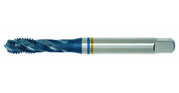Grundloch-Gewindebohrer M Uni DIN 371 45 Grad Form C 2,5xD PM-TiCN M4