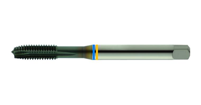 Durchgangs-Gewindebohrer M Uni DIN 371 Form C 2,5xD PM-TiCN M3