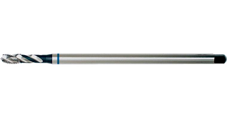 Blind hole screw tap M DIN 371 40° shape C 2.5xD HSS-E extra-long shank M8