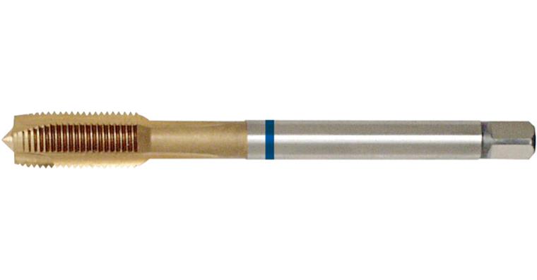 Durchgangs-Gewindebohrer MF DIN 374 Form B 3xD HSS-E-TiN MF8x1,00
