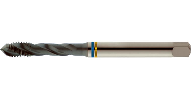 Gewindebohrer M DIN 371 40 Grad Form C 2,5xD HSS-E-TiCN bis 1400N/mm² M4