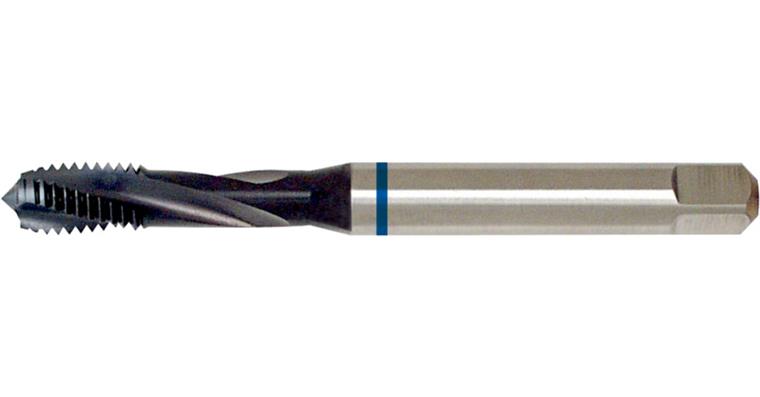 Blind hole screw tap M DIN 371 15° shape C 2xD HSS-E-TiCN M10