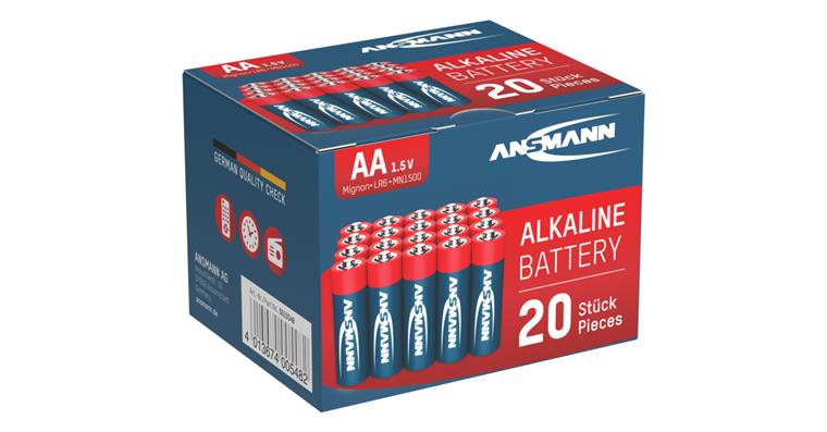Alkaline Mignon AA / LR6 Pack = 20 Stück