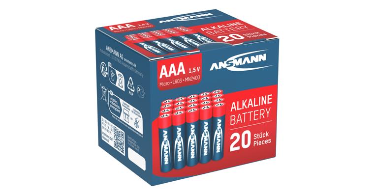 Alkaline Micro AAA / LR03 Pack = 20 Stück