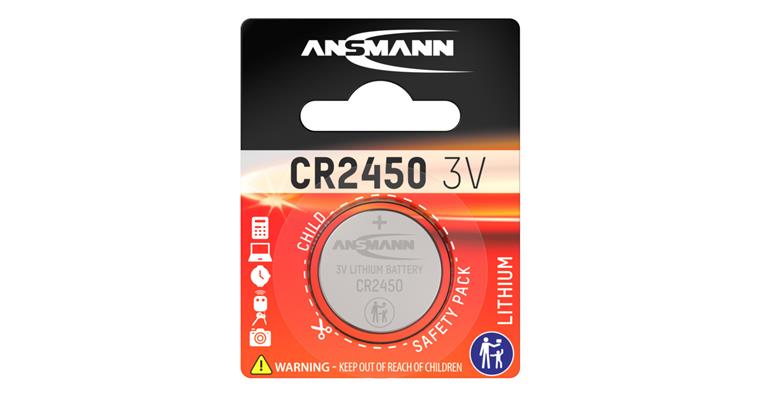 Lithium Knopfzelle CR2450 Pack = 1 Stück