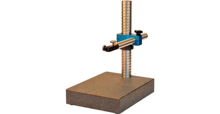ATORN Messtisch 400x250 mit verschiebbarem Querarm Stellgewinde