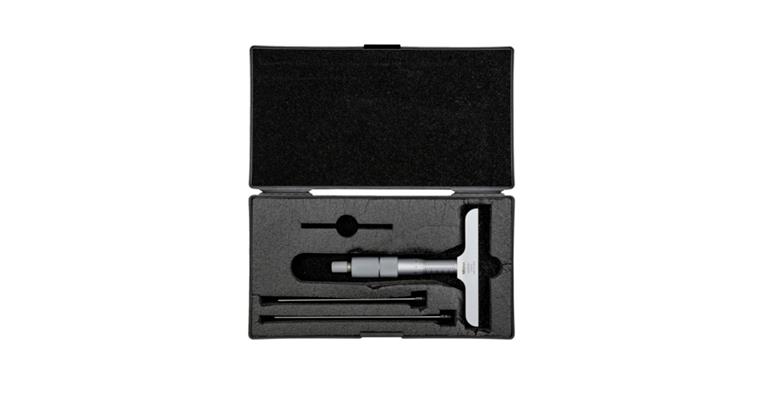 1031691102 Tiefenmessschraube 0-75mm 101,6x16mm mit 3 Verlängerungen