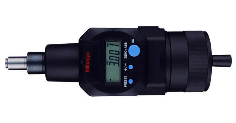 Digitale Einbaumessschraube 0-50mm nicht drehende Spindel flach ohne Klemmmutter