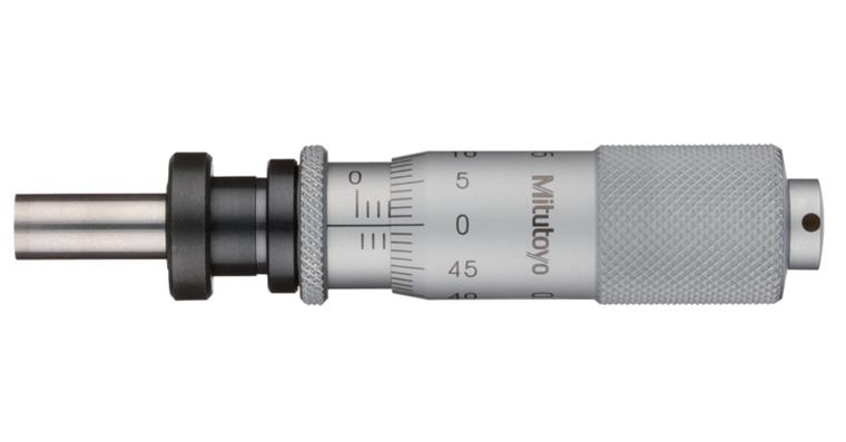 Einbaumessschraube 0-15mm flach mit Klemmmutter