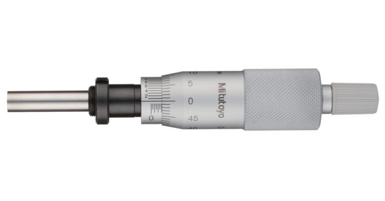 Einbaumessschraube 0-25mm Ø18mm flach mit Klemmmutter 0,001 mm