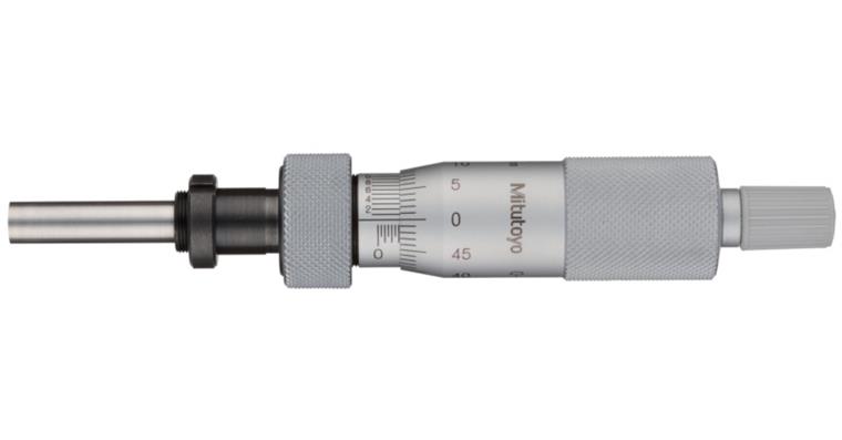 Einbaumessschraube 0-25mm flach mit Klemmmutter 0,001 mm