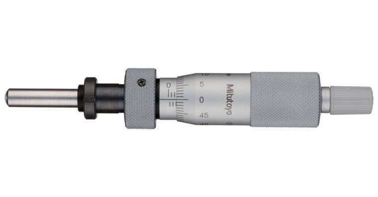 Einbaumessschraube 0-25mm sphärisch (SR 4) mit Klemmmutter