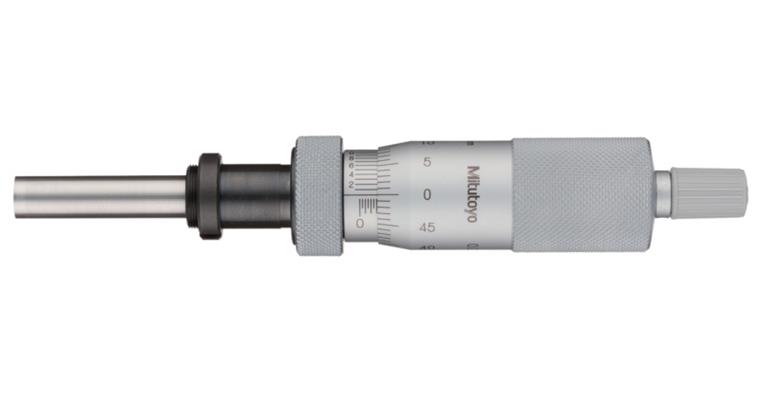 Einbaumessschraube 0-25mm flach mit Klemmmutter 0,001 mm
