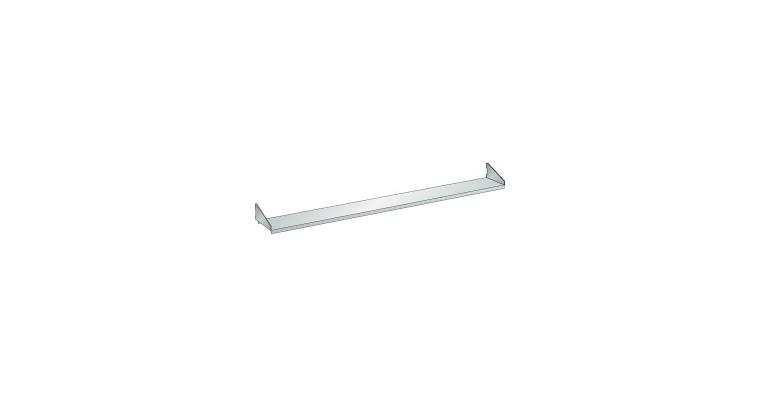 Verstellboden glatt BxTxH 2000x175x30mm 20kg RAL 7035