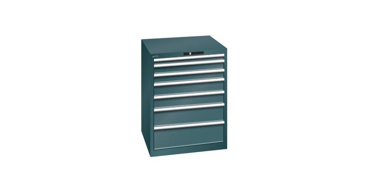 Schubladenschrank 717x725x850mm 7 Schubladen 1x50/2x75/2x100/1x150/1x200mm 7016