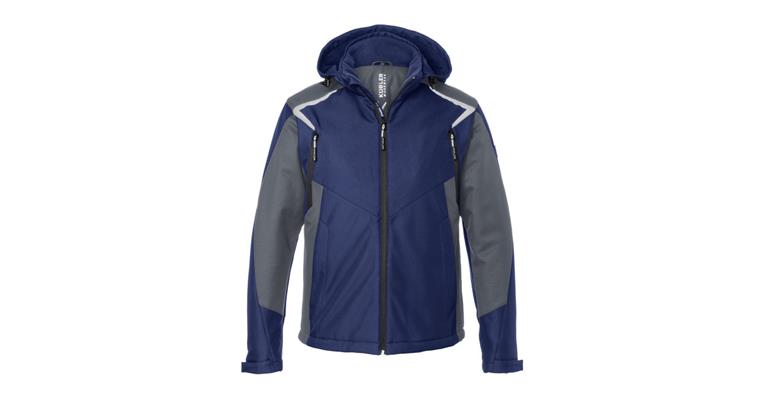 Winter-Softshell-Jacke BODYFORCE dunkelblau/anthrazit Gr. S