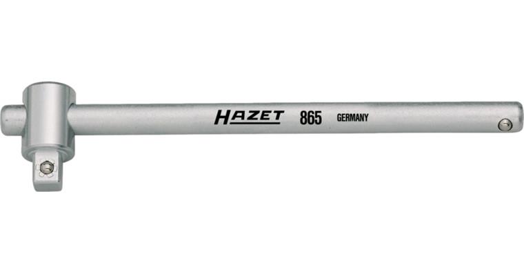 1/4 inch T-handle with sliding piece, chrome-plated CV steel length 120 mm