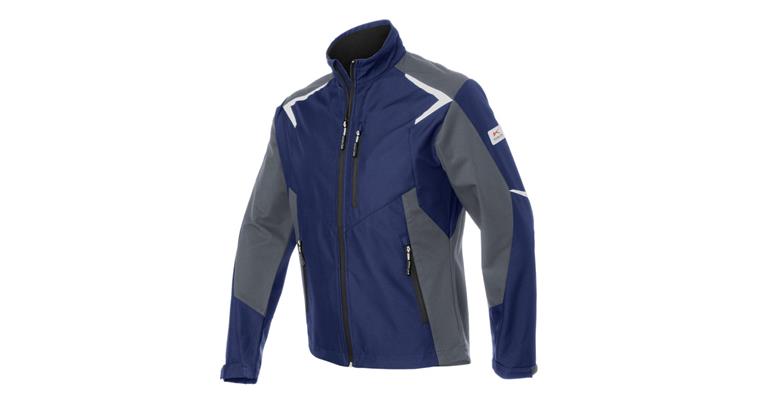 Softshell-Jacke BODYFORCE dunkelblau/anthrazit Gr. XS