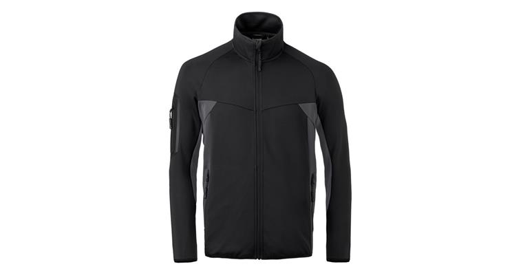 Stretchjacke AthletiQ schwarz/anthrazit Gr.4XL