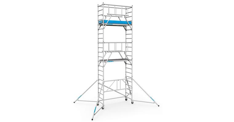 PaxTower S-Plus 1T Plattformhöhe 4,55m Plattform 0,72x1,80m Arbeitshöhe 6,55m