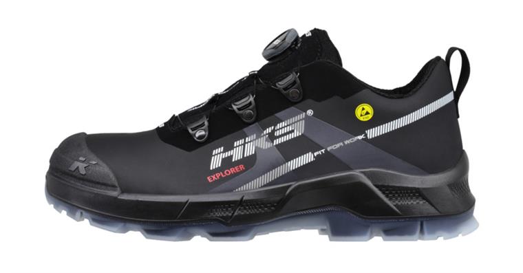 Sicherheits-Halbschuh Explorer Black BOA S3S ESD Gr.43