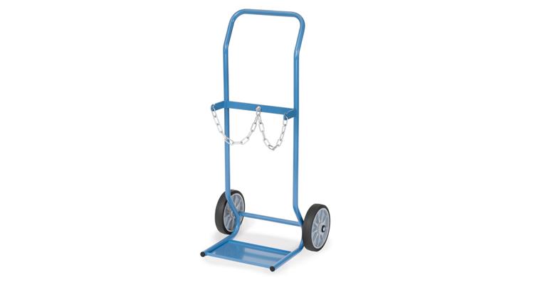 1081315201 Steel bottle trolley for 2x10 litre bottles dia. 140 mm