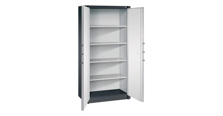 Fire-resistant hinged door cabinet 1950x930x500 mm