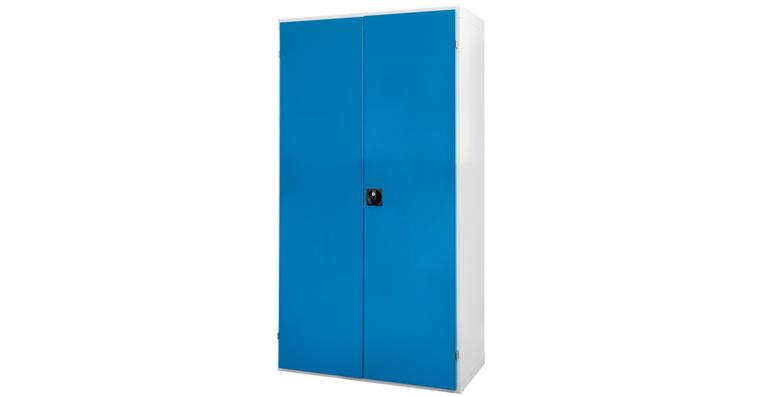 1099524101 Akkuladeschrank mit Vollblechtüren BxTxH 980 x 500 x 1838 mm 7035/5012