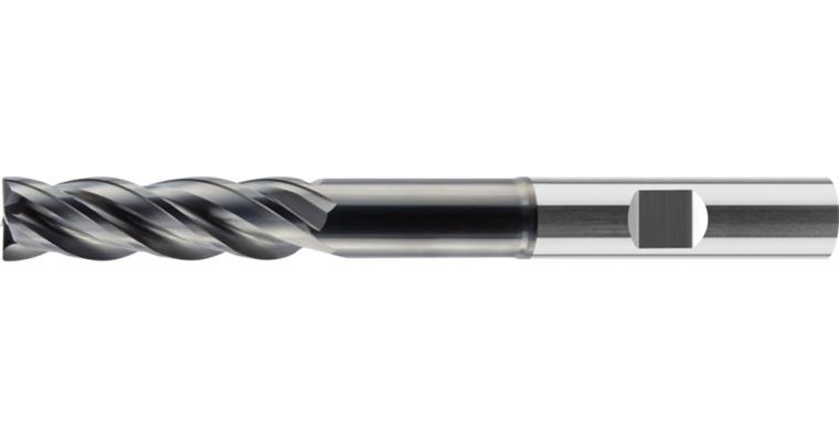 SC-HPC end mill STEEL Varocon-coated Z4 HB shaft extra-long dia. 16 mm