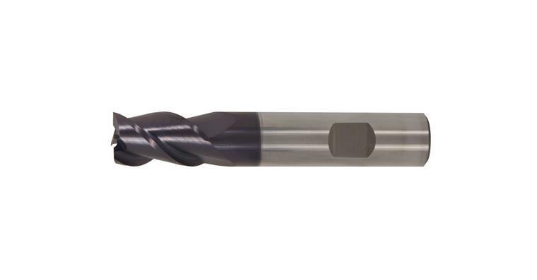 1016938200 VHM-Bohrnutenfräser lang TiAlN-beschichtet 45° Z3 HB-Schaft 20 mm